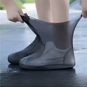 Men's Black Waterproof Shoe Covers